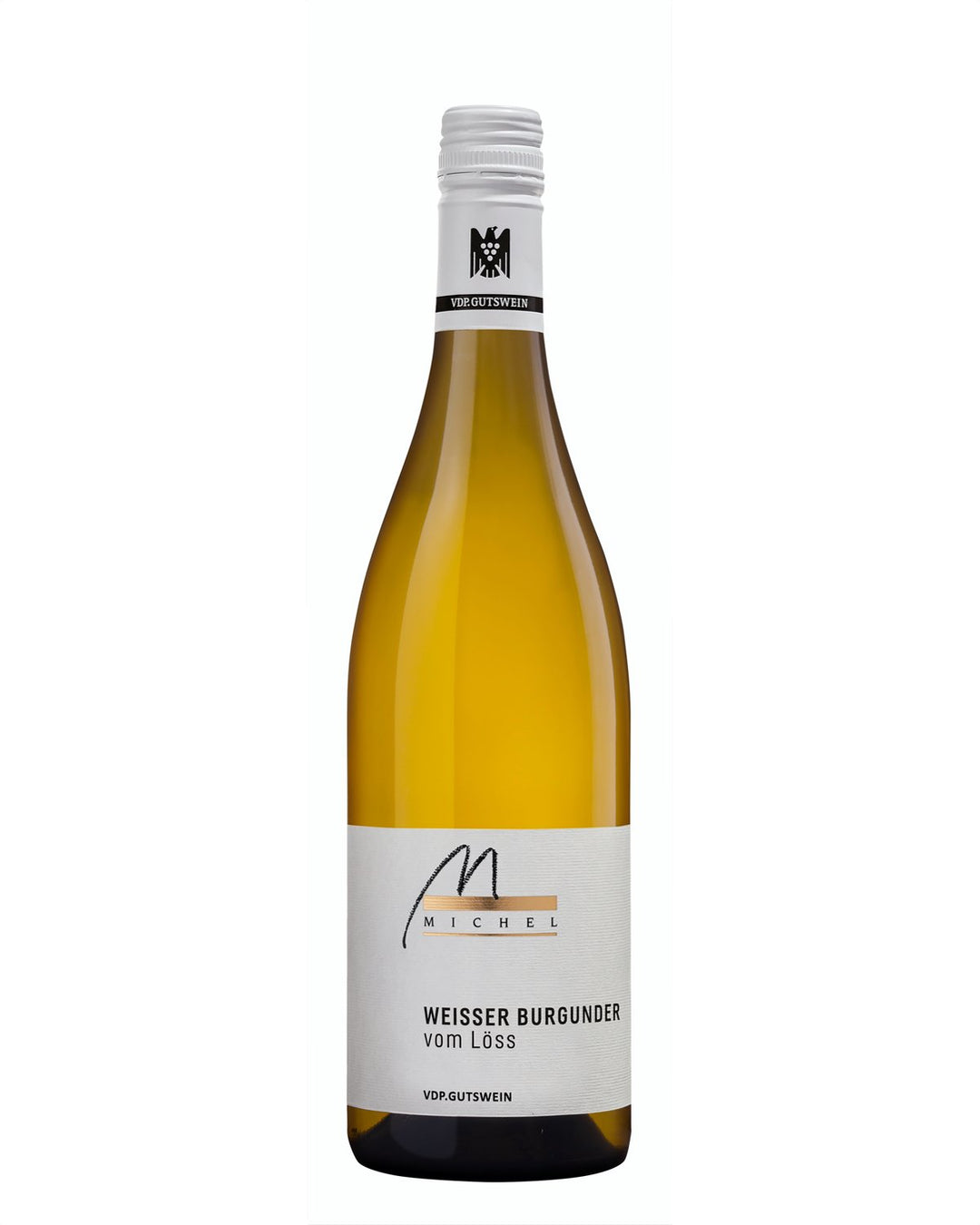 Weingut Michel Weissburgunder vom Löss VDP.Gutswein, Wein in Flasche, Kaiserstuhl.